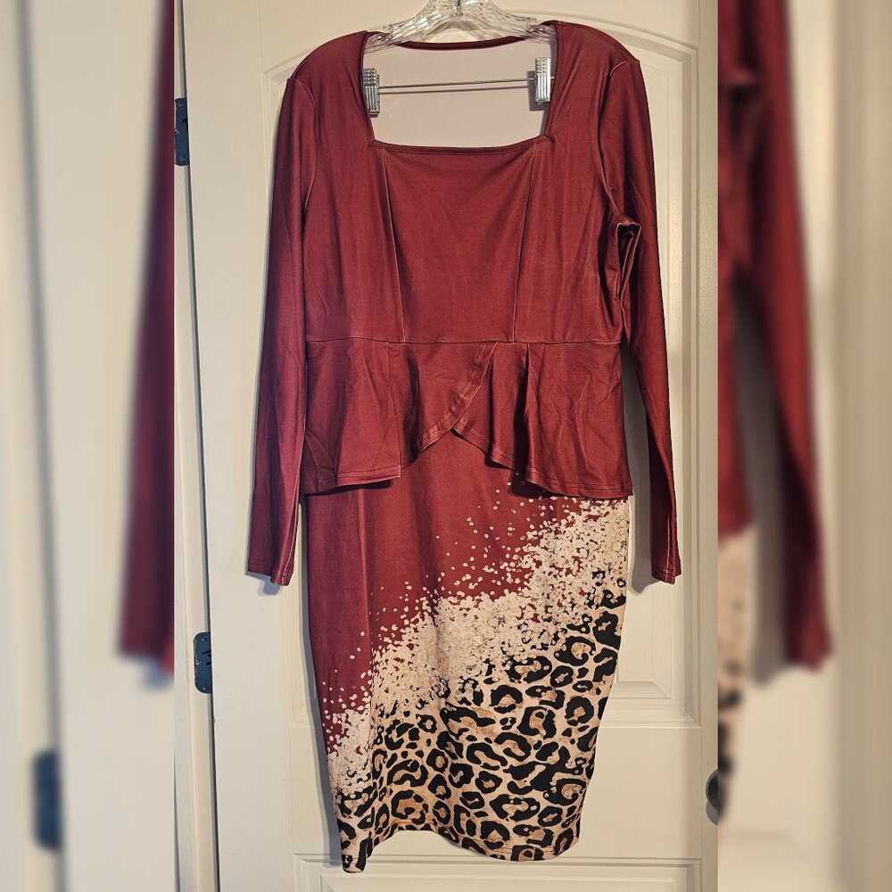 Women's Stretch Knee Length Dress